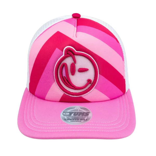 THIS WAY, THAT WAY PINK TRUCKER SNAPBACK – YUMS