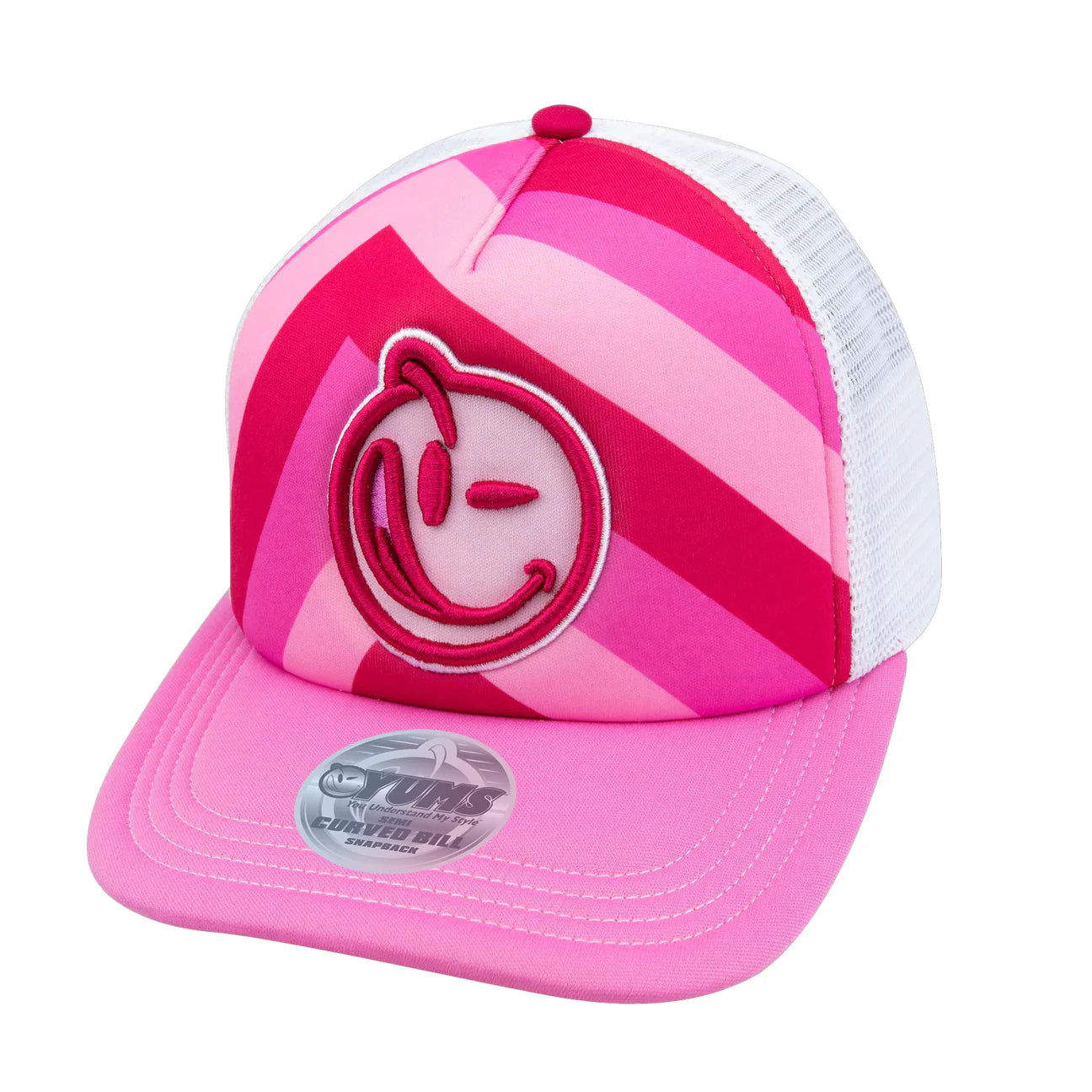THIS WAY, THAT WAY PINK TRUCKER SNAPBACK – YUMS