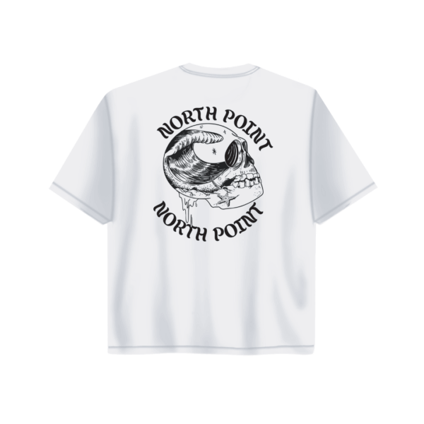 T-SHIRT SKULL WHITE – NORTH POINT