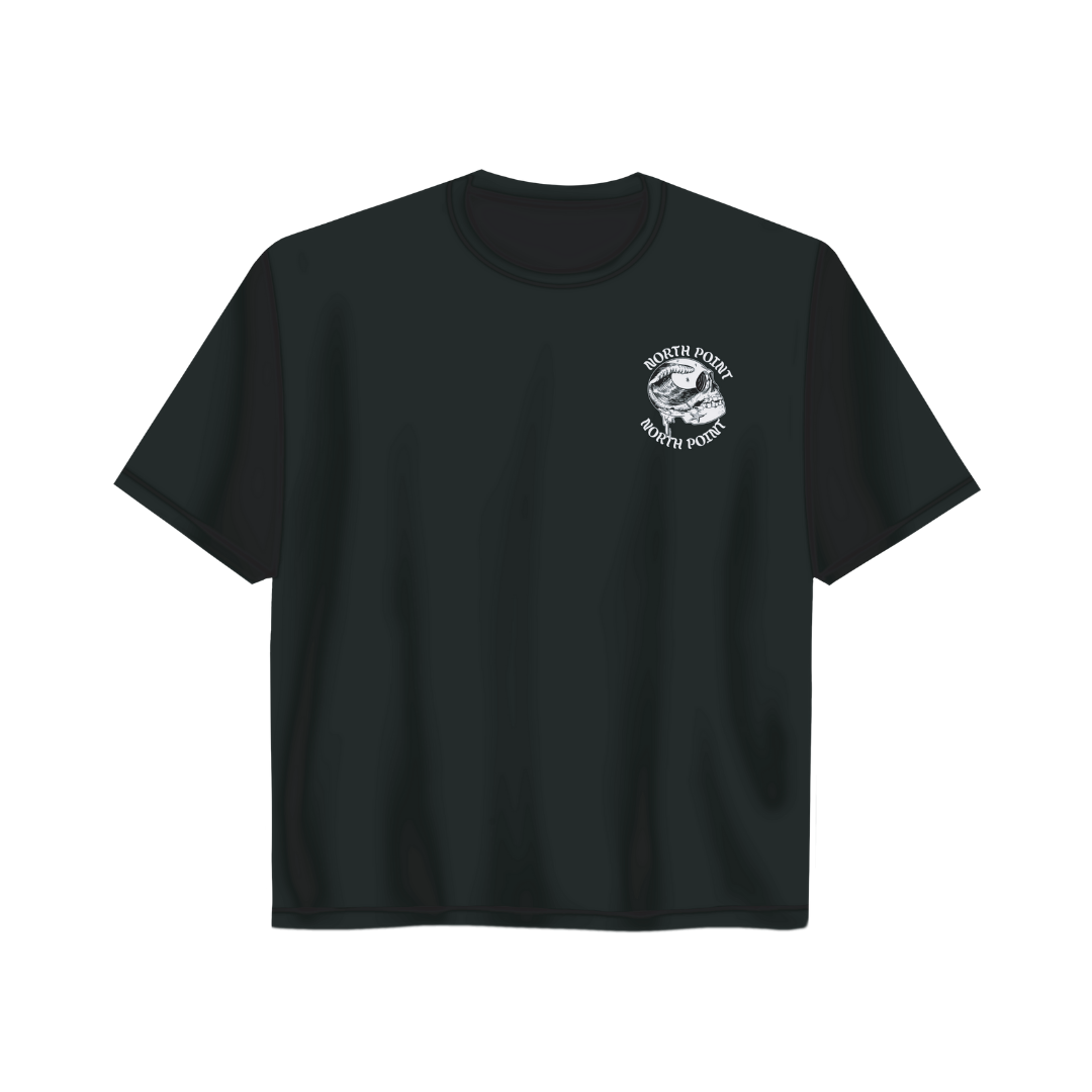 T-SHIRT SKULL BLACK – NORTH POINT
