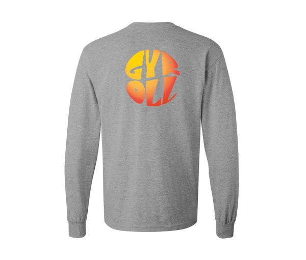 GYROLL WARPED FLAME LONG SLEEVE T-SHIRT