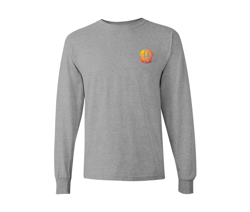 GYROLL WARPED FLAME LONG SLEEVE T-SHIRT