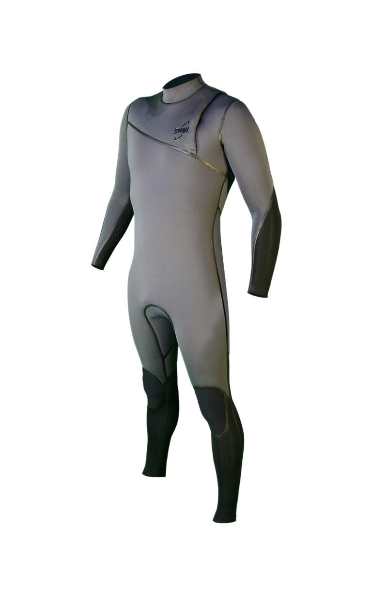 Gyroll Shield 3/2 Zipperless Steamer S23 – Grey/Black/Black