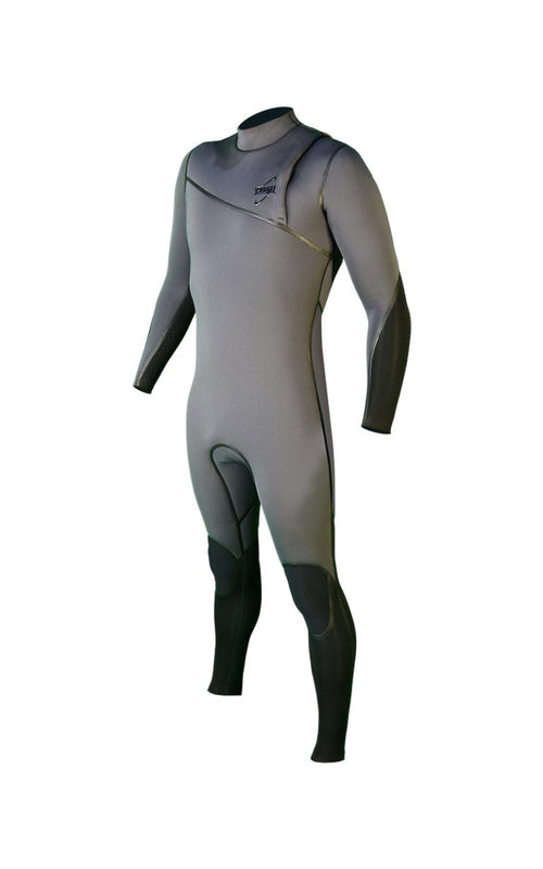 Gyroll Shield 3/2 Zipperless Steamer S23 – Grey/Black/Black