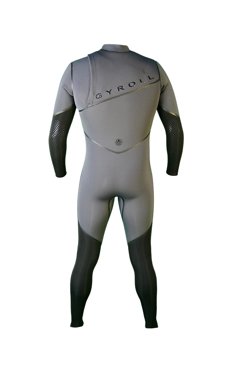 Gyroll Shield 3/2 Zipperless Steamer S23 – Grey/Black/Black