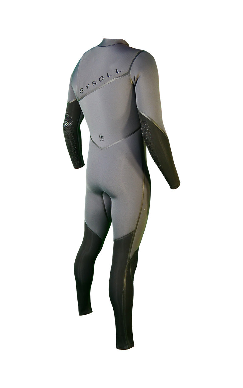 Gyroll Shield 3/2 Zipperless Steamer S23 – Grey/Black/Black