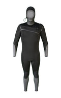 GYROLL Shield 5/4 Hooded Chest Ziperless Steamer S23 – Black/Graphite