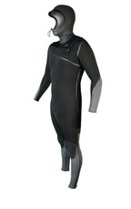 GYROLL Shield 5/4 Hooded Chest Ziperless Steamer S23 – Black/Graphite
