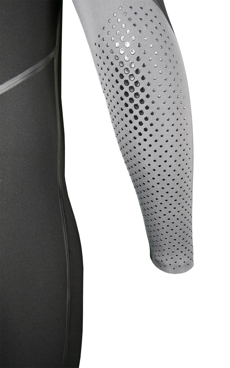 GYROLL Shield 5/4 Hooded Chest Ziperless Steamer S23 – Black/Graphite