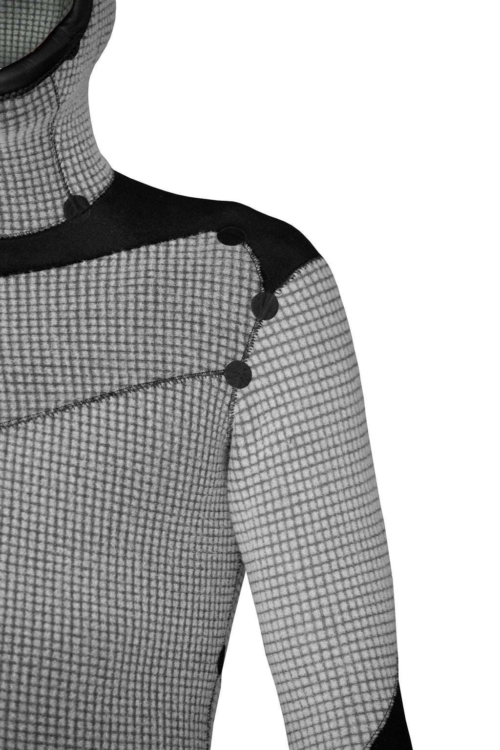 GYROLL Shield 5/4 Hooded Chest Ziperless Steamer S23 – Black/Graphite