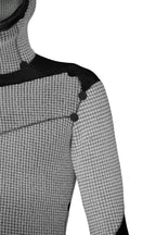 GYROLL Shield 5/4 Hooded Chest Ziperless Steamer S23 – Black/Graphite