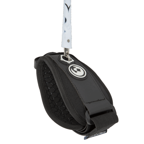 PRIDE STRETCH FIT BICEPS LEASH PPS BLACK/WHITE