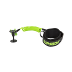 PRIDE TRISTAN ROBERTS BICEPS LEASH PPS FLURO GREEN