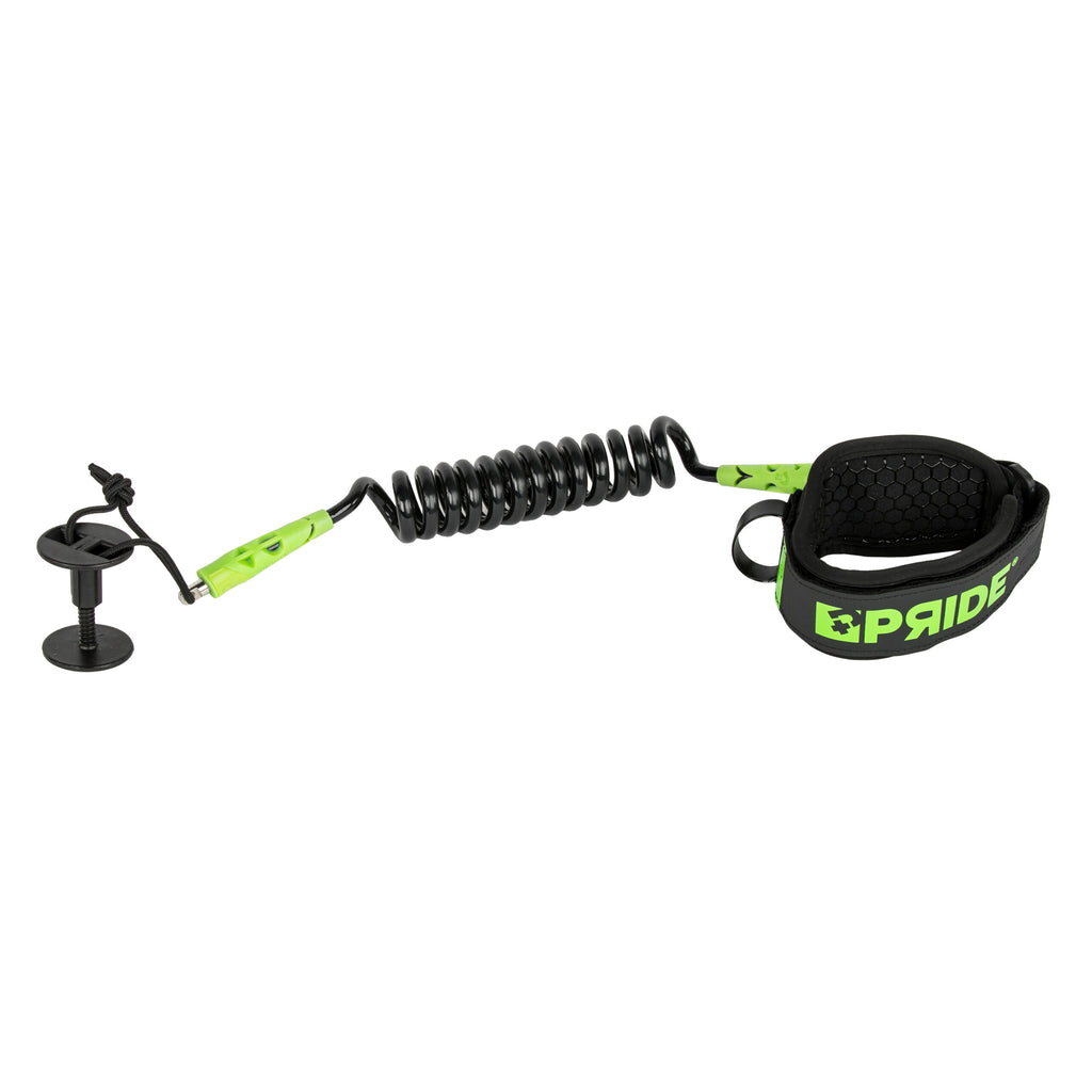 PRIDE TRISTAN ROBERTS BICEPS LEASH PPS FLURO GREEN