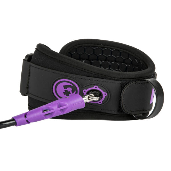 PRIDE STRETCH FIT BICEPS LEASH PPS BLACK/PURPLE