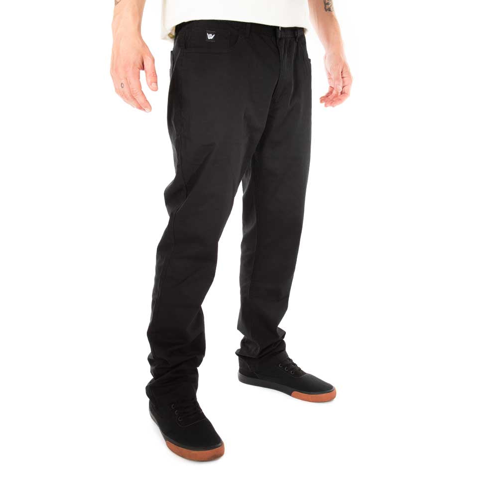 PANTALON WASHED BLACK – HANG LOOSE