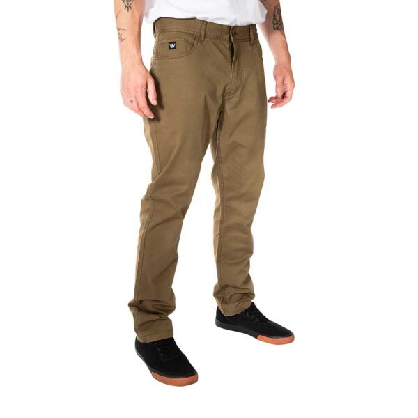PANTALON WASHED OLIVE – HANG LOOSE