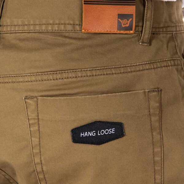 PANTALON WASHED OLIVE – HANG LOOSE
