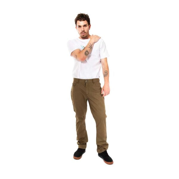 PANTALON WASHED OLIVE – HANG LOOSE