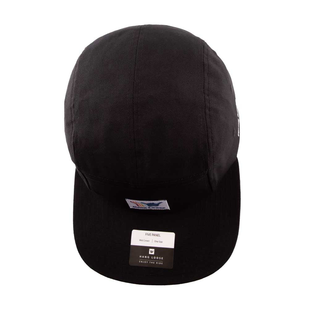HANG LOOSE FIVE PANEL BLACK