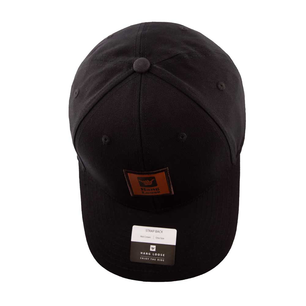HANG LOOSE BLACK STRAPBACK