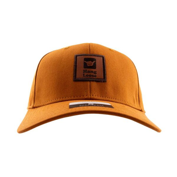 MUSTARD STRAPBACK – HANG LOOSE