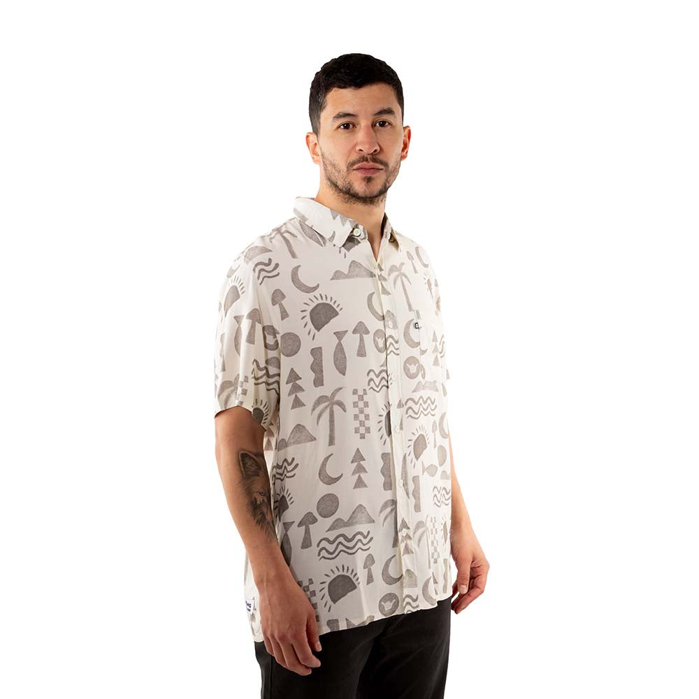 CAMISA ELEMENTS BEIGE – HANG LOOSE
