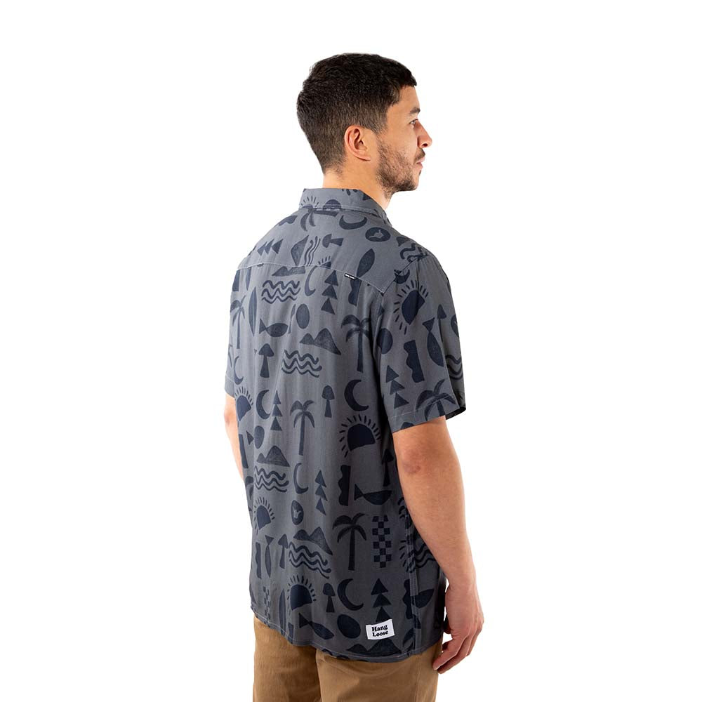 CAMISA ELEMENTS GREY – HANG LOOSE