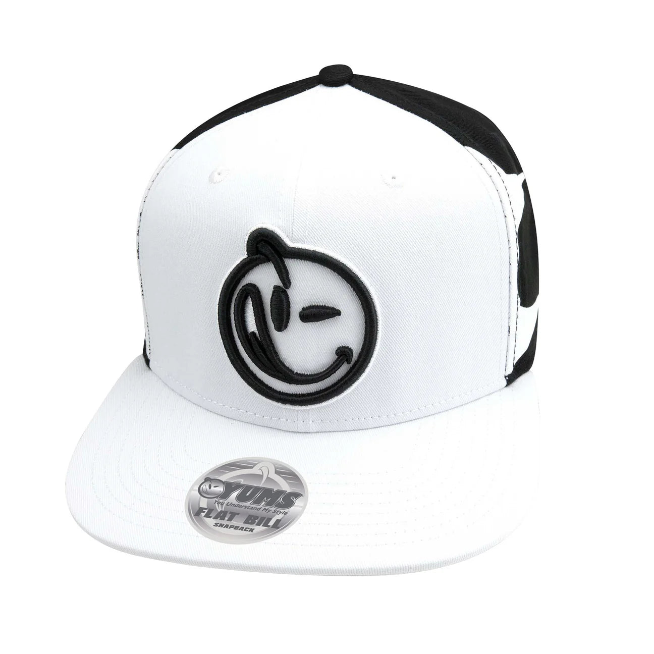 YUMS FLOW N GO BLACK&WHITE SNAPBACK