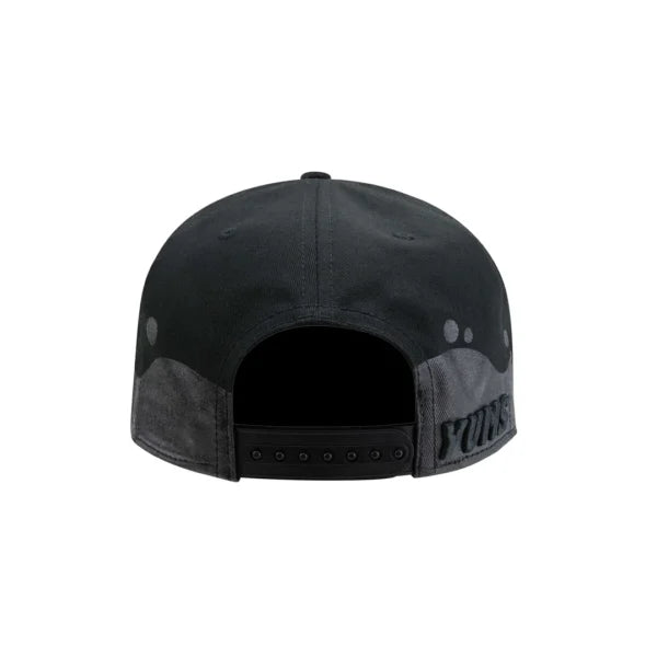 SPLASHED UP BLACK SNAPBACK – YUMS